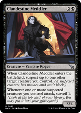 Clandestine Meddler (MKM-082) - Murders at Karlov Manor [Uncommon]