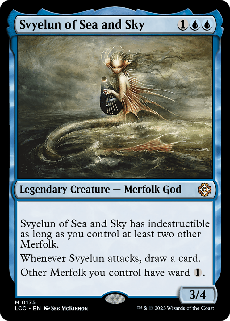 Svyelun of Sea and Sky (LCC-175) - The Lost Caverns of Ixalan Commander [Mythic]