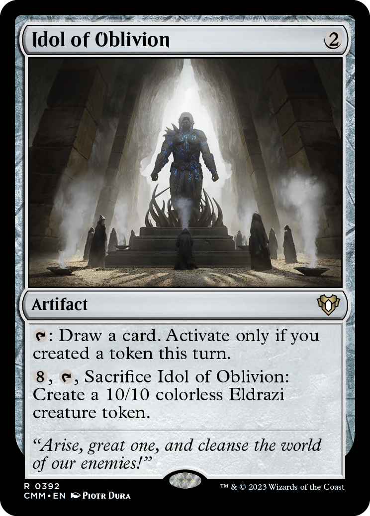 Idol of Oblivion (CMM-392) - Commander Masters [Rare]