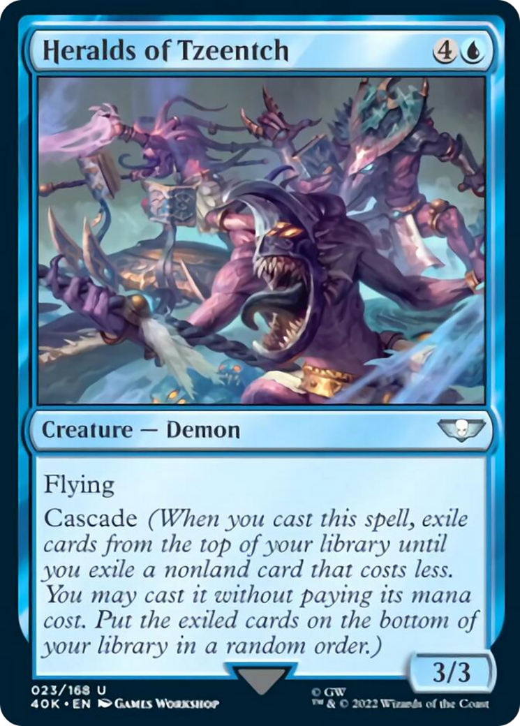 Heralds of Tzeentch (40K-023) - Warhammer 40,000 Commander [Uncommon]