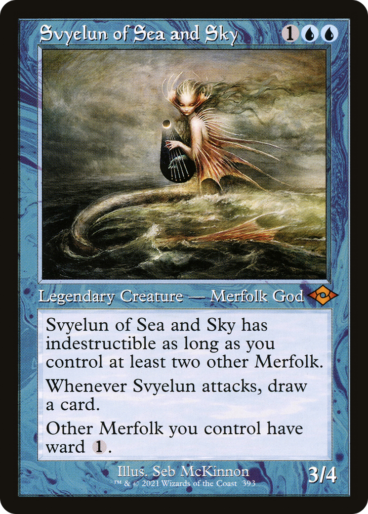 Svyelun of Sea and Sky (MH2-393) - Modern Horizons 2 [Mythic] Retro Frame