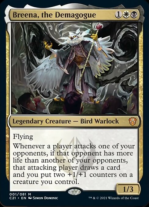 Breena, the Demagogue (C21-001) - Commander 2021 Foil [Mythic]