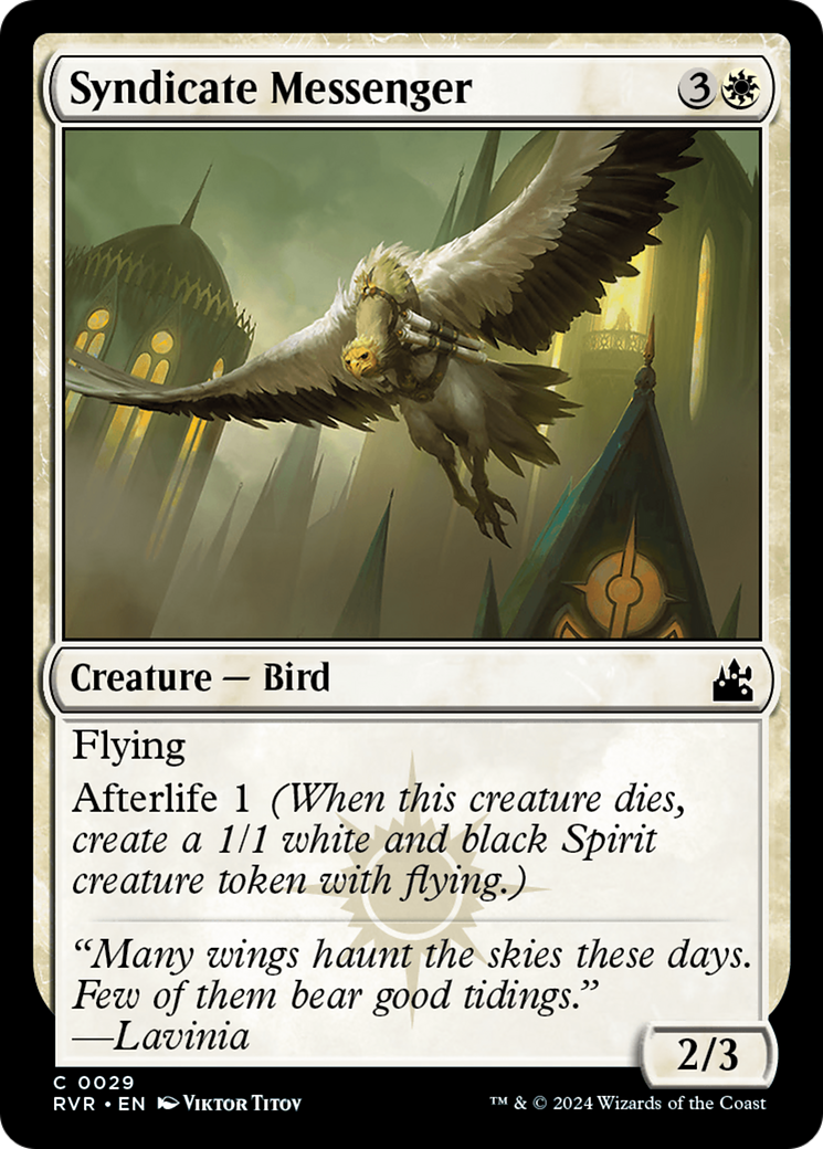 Syndicate Messenger (RVR-029) - Ravnica Remastered [Common]