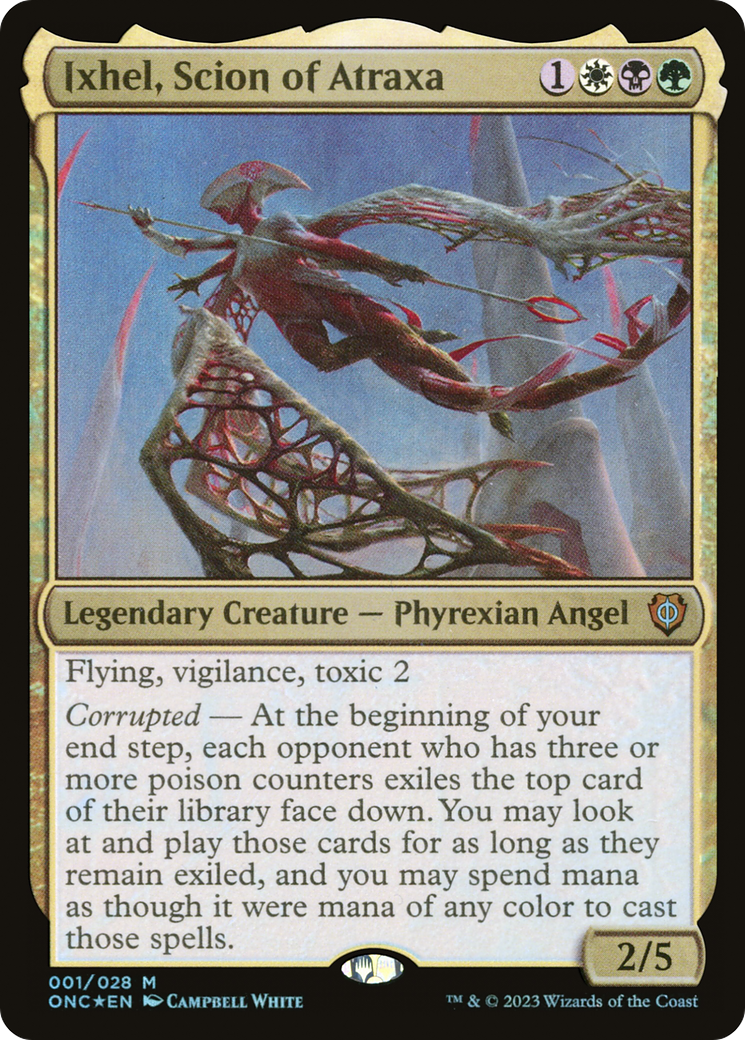 Ixhel, Scion of Atraxa (ONC-001) - Phyrexia: All Will Be One Commander Foil [Mythic]