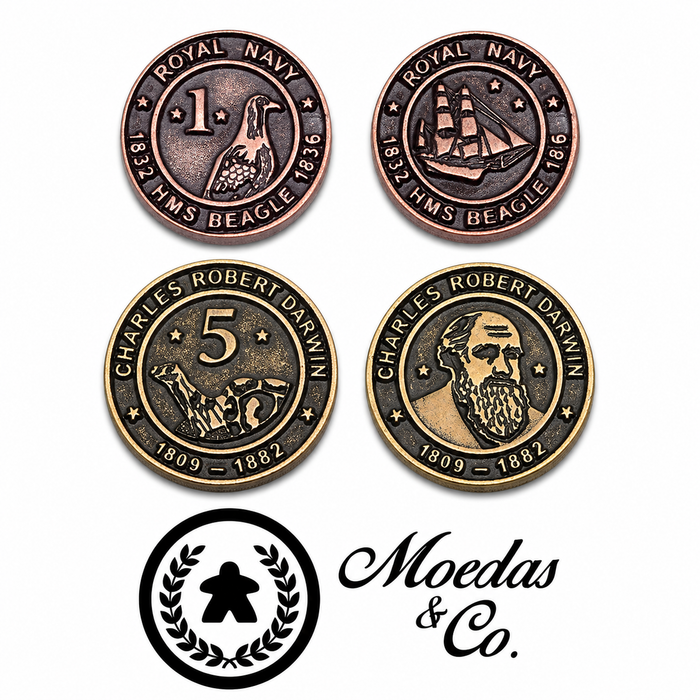 Moedas & Co Coin Set - Darwin's Journey