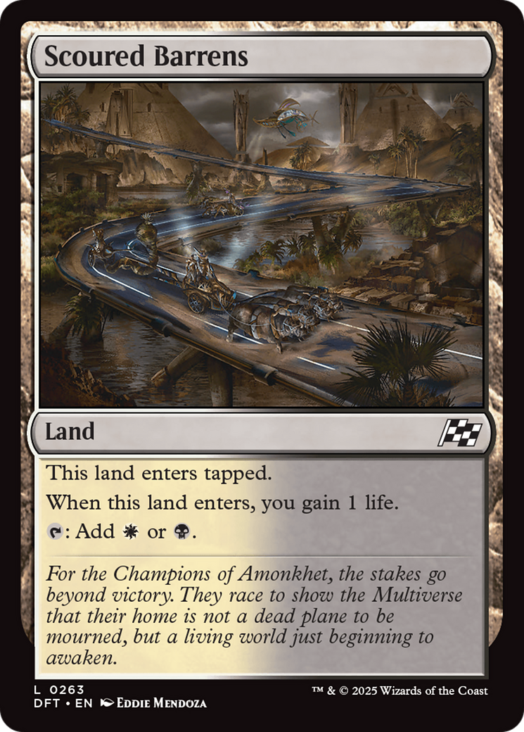 Scoured Barrens (DFT-263) - Aetherdrift Foil [Common]