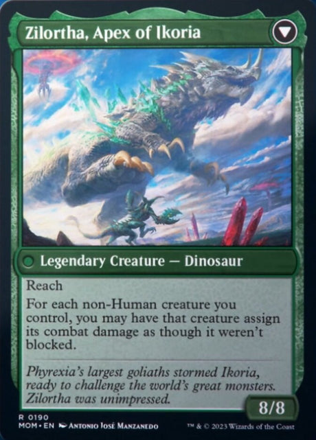 Invasion of Ikoria // Zilortha, Apex of Ikoria (MOM-190) - March of the Machine [Rare]