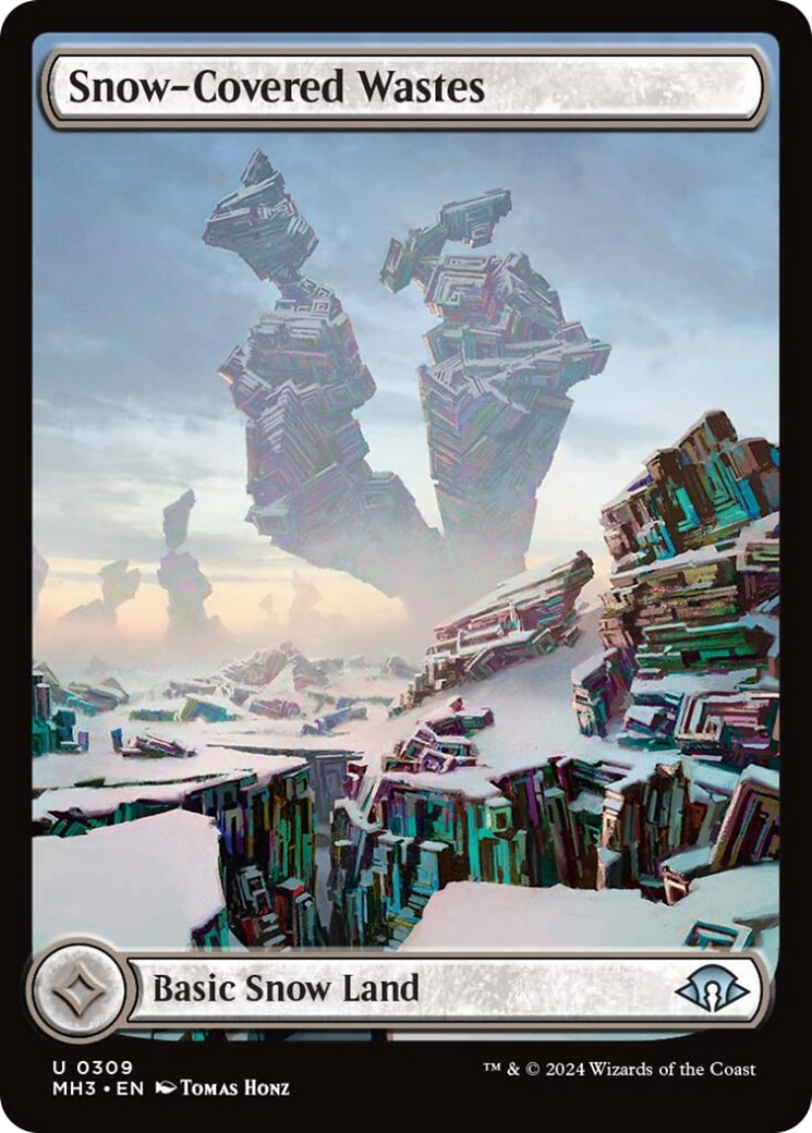 Snow-Covered Wastes (MH3-309) - Modern Horizons 3 [Uncommon]