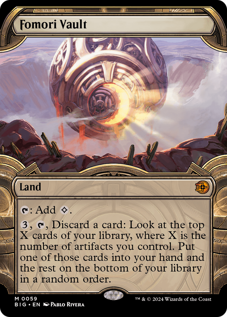 Fomori Vault (BIG-059) - The Big Score: (Showcase) Foil [Mythic]