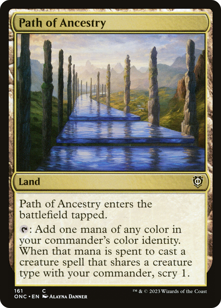 Path of Ancestry (ONC-161) - Phyrexia: All Will Be One Commander [Common]