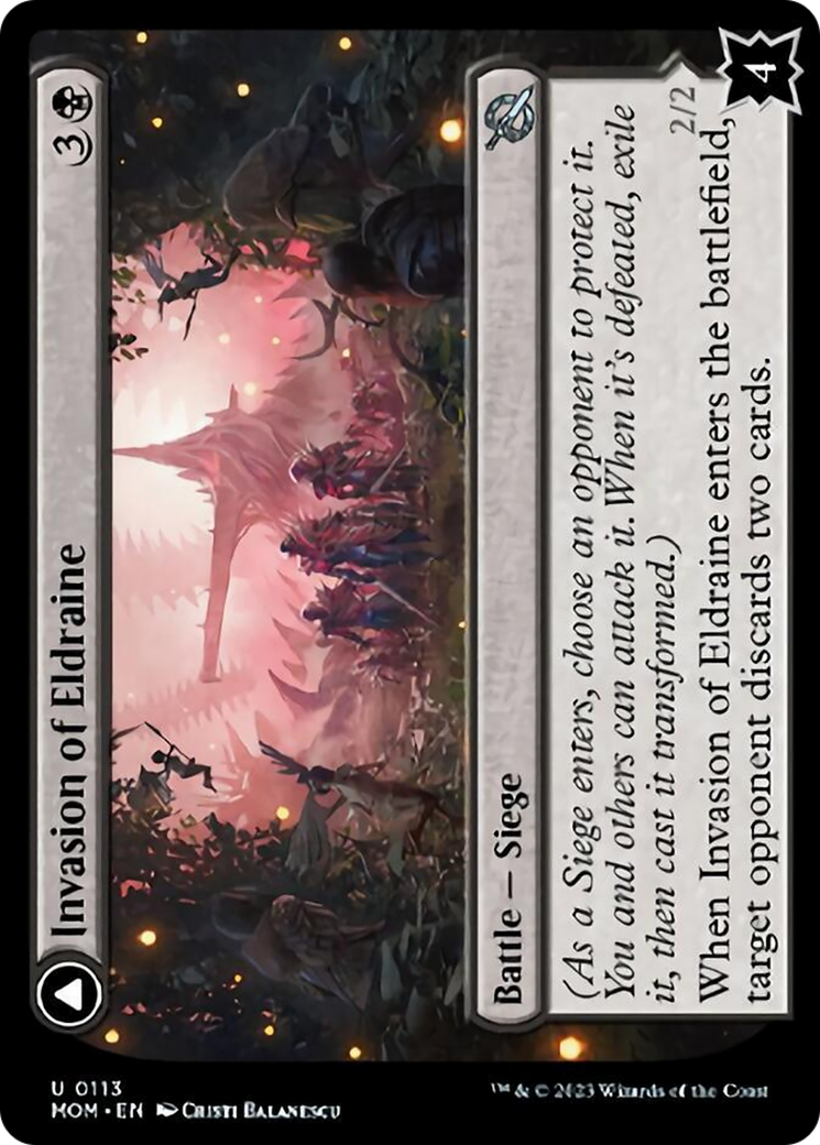 Invasion of Eldraine // Prickle Faeries (MOM-113) - March of the Machine [Uncommon]