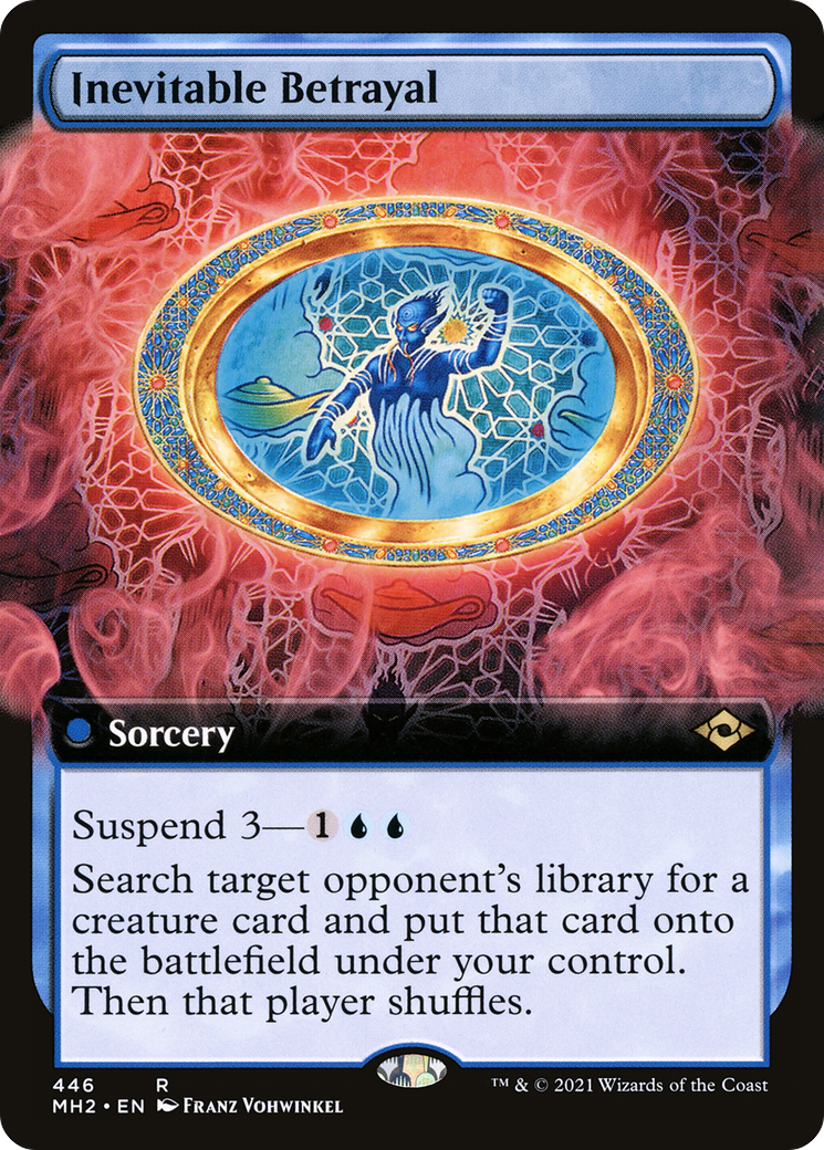 Inevitable Betrayal (MH2-446) - Modern Horizons 2: (Extended Art) Foil [Rare]