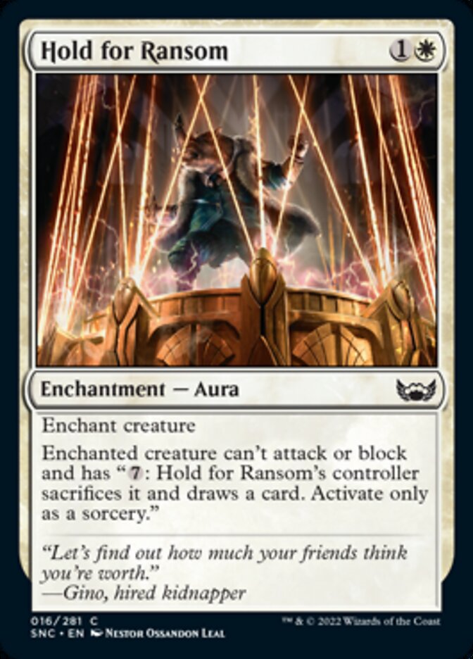 Hold for Ransom (SNC-016) - Streets of New Capenna [Common]