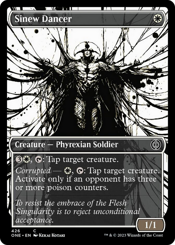 Sinew Dancer (ONE-426) - Phyrexia: All Will Be One: (Showcase) Foil [Common]