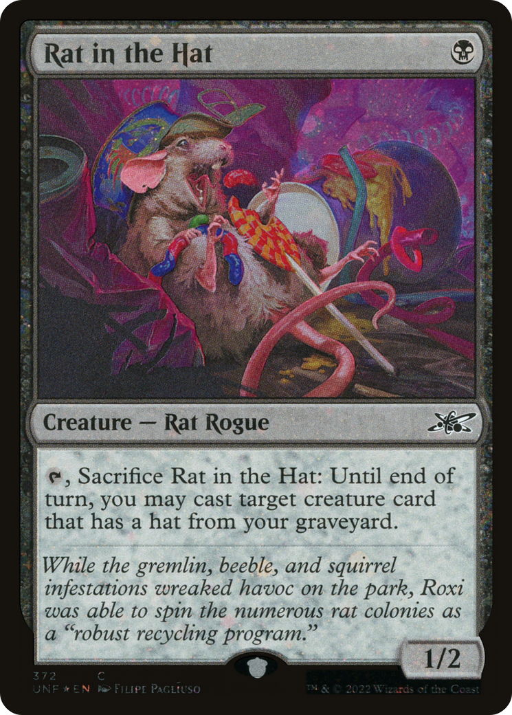 Rat in the Hat (UNF-372) - Unfinity Galaxy Foil [Common]