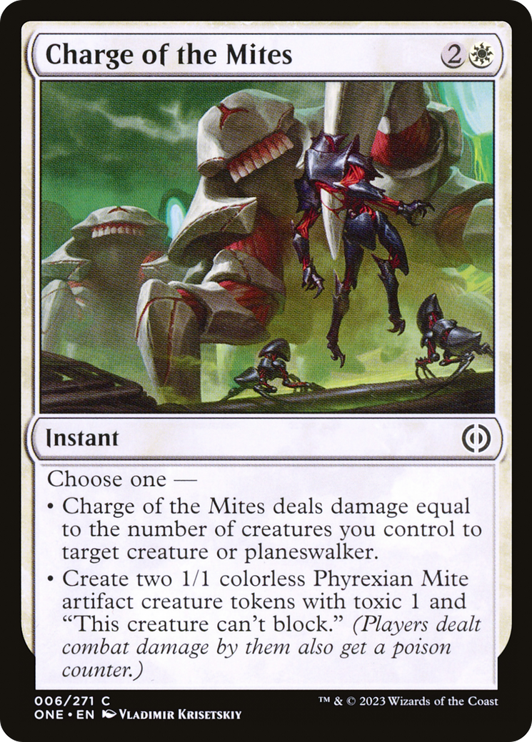 Charge of the Mites (ONE-006) - Phyrexia: All Will Be One [Common]
