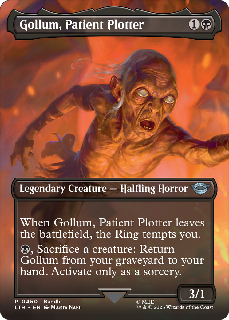 Gollum, Patient Plotter (LTR-450) - The Lord of the Rings: Tales of Middle-earth (Borderless) [Uncommon]