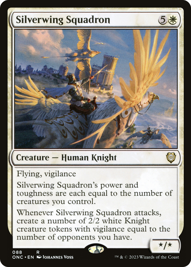 Silverwing Squadron (ONC-088) - Phyrexia: All Will Be One Commander [Rare]