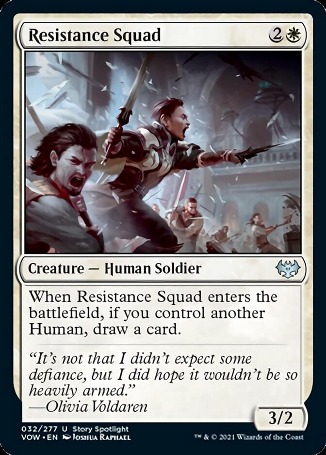 Resistance Squad (VOW-032) - Innistrad: Crimson Vow [Uncommon]