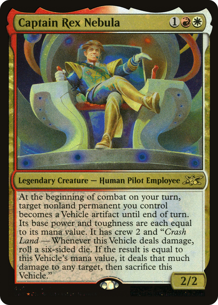 Captain Rex Nebula (UNF-450) - Unfinity Galaxy Foil [Rare]