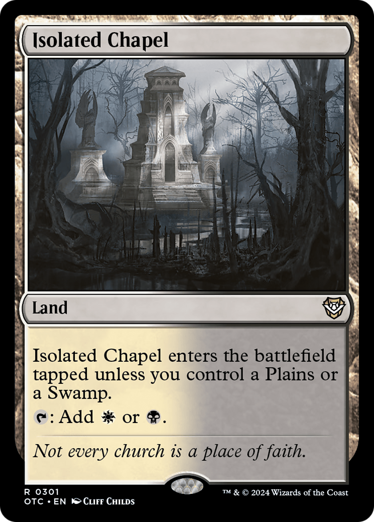 Isolated Chapel (OTC-301) - Outlaws of Thunder Junction Commander [Rare]
