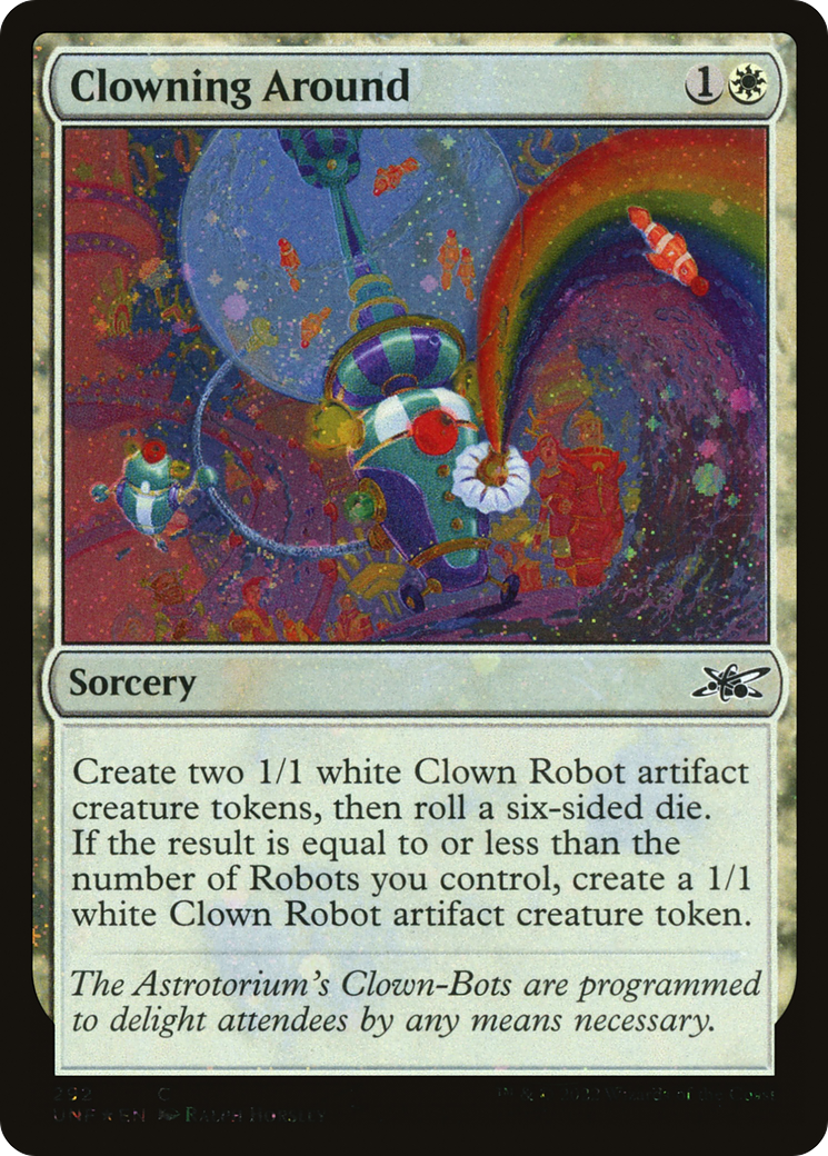 Clowning Around (UNF-292) - Unfinity Galaxy Foil [Common]