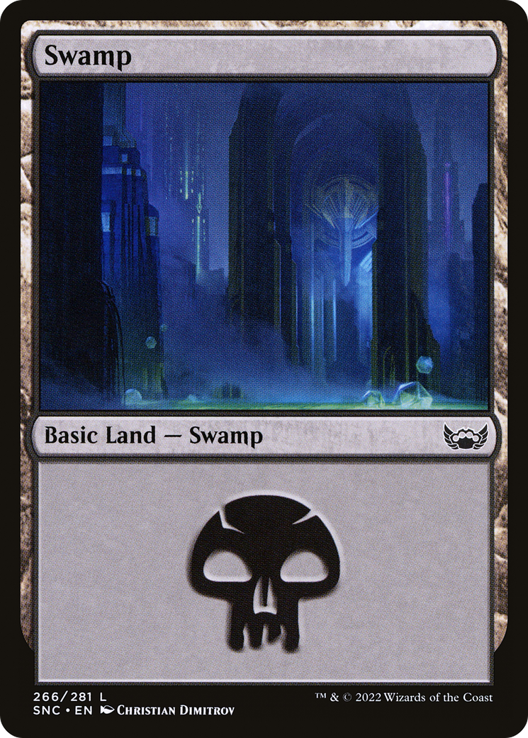 Swamp (SNC-266) - Streets of New Capenna Foil [Common]