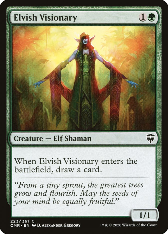 Elvish Visionary (CMR-223) - Commander Legends [Common]