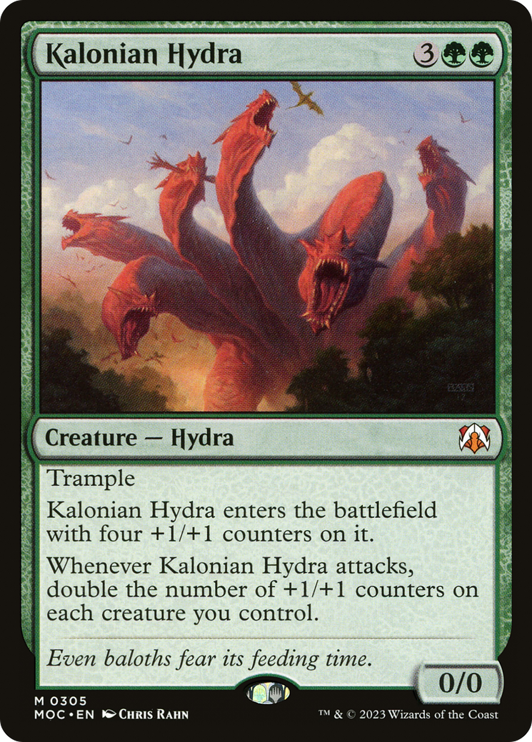 Kalonian Hydra (MOC-305) - March of the Machine Commander [Mythic]