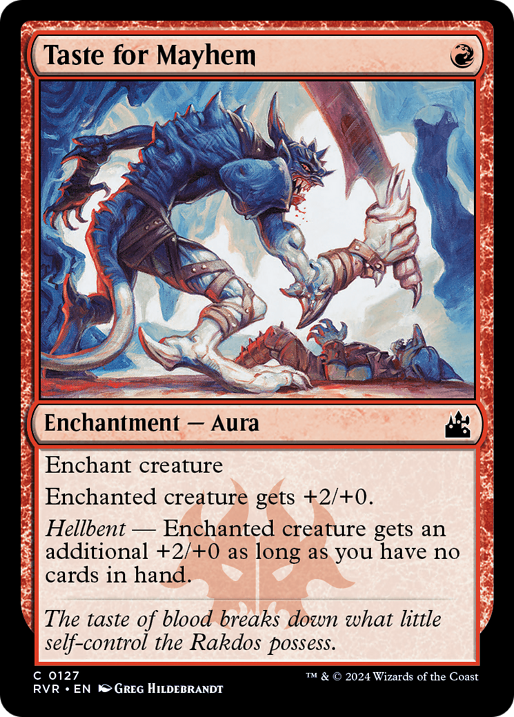 Taste for Mayhem (RVR-127) - Ravnica Remastered [Common]
