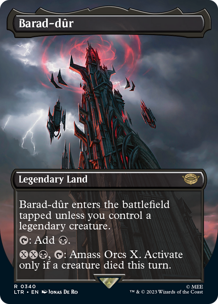 Barad-dûr (LTR-340) - The Lord of the Rings: Tales of Middle-earth (Borderless) [Rare]