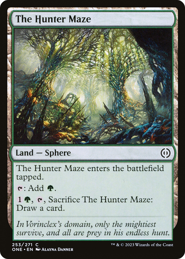 The Hunter Maze (ONE-253) - Phyrexia: All Will Be One [Common]