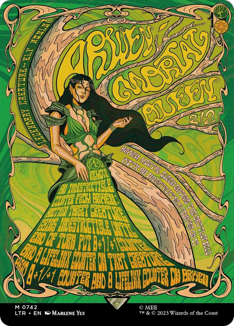 Arwen, Mortal Queen (LTR-742) - The Lord of the Rings: Tales of Middle-earth (Borderless) [Mythic]