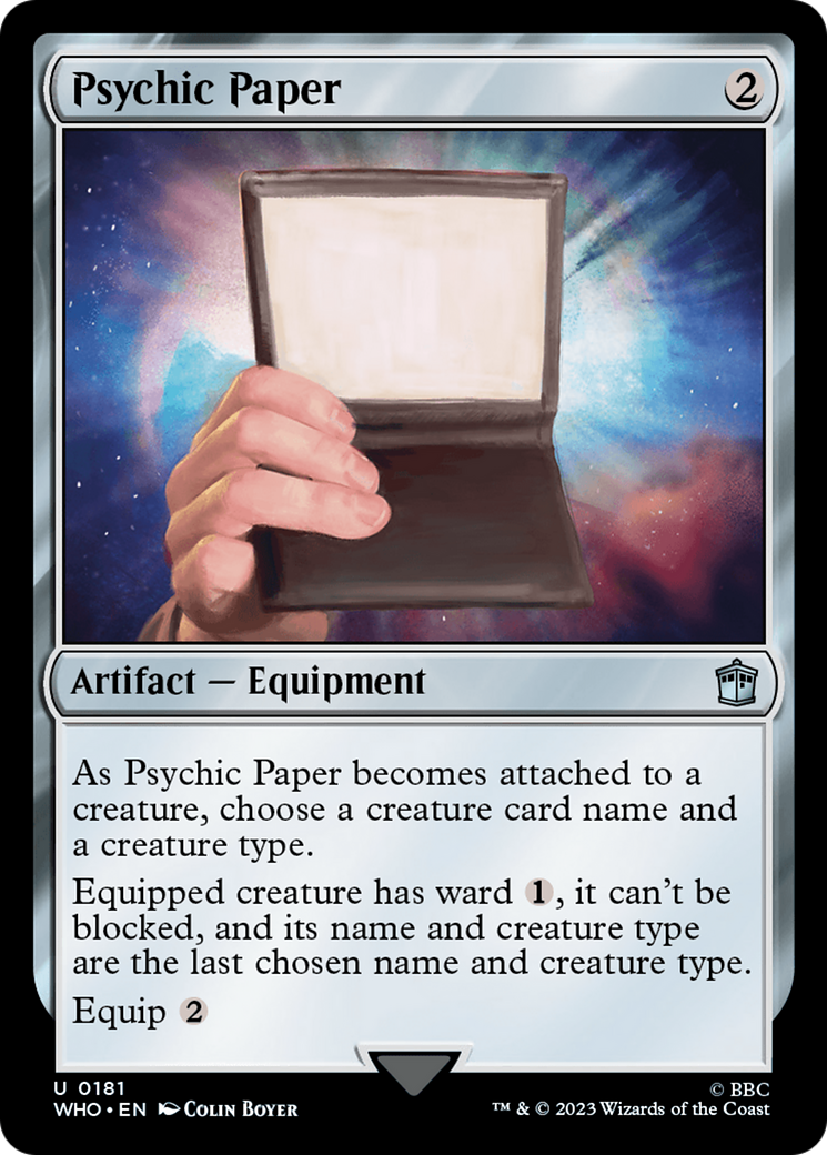 Psychic Paper (WHO-181) - Doctor Who [Uncommon]