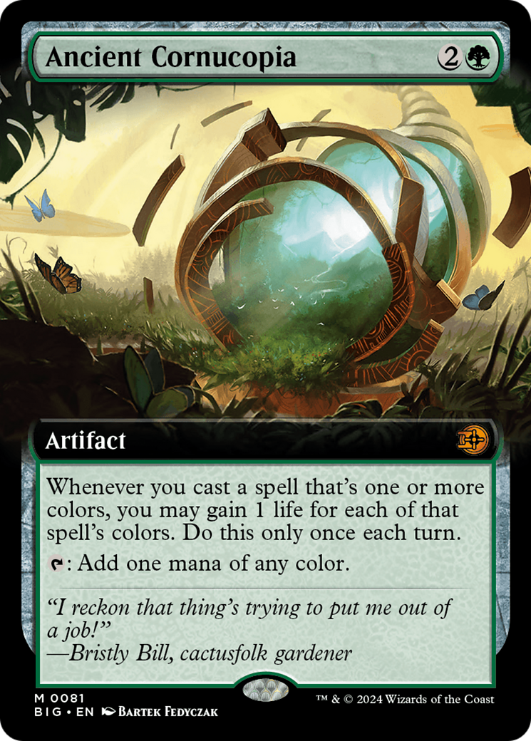Ancient Cornucopia (BIG-081) - The Big Score: (Extended Art) Foil [Mythic]