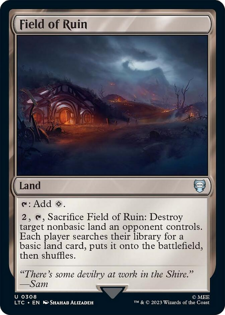 Field of Ruin (LTC-308) - Tales of Middle-earth Commander [Uncommon]