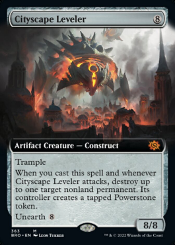 Cityscape Leveler (BRO-363) - The Brothers' War: (Extended Art) [Mythic]