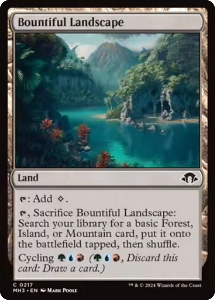 Bountiful Landscape (MH3-217) - Modern Horizons 3 Foil [Common]