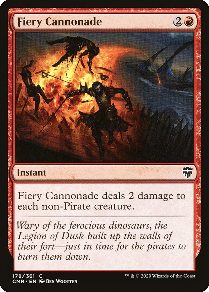 Fiery Cannonade (CMR-178) - Commander Legends [Common]