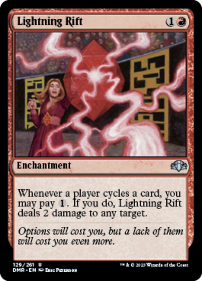 Lightning Rift (DMR-129) - Dominaria Remastered [Uncommon]