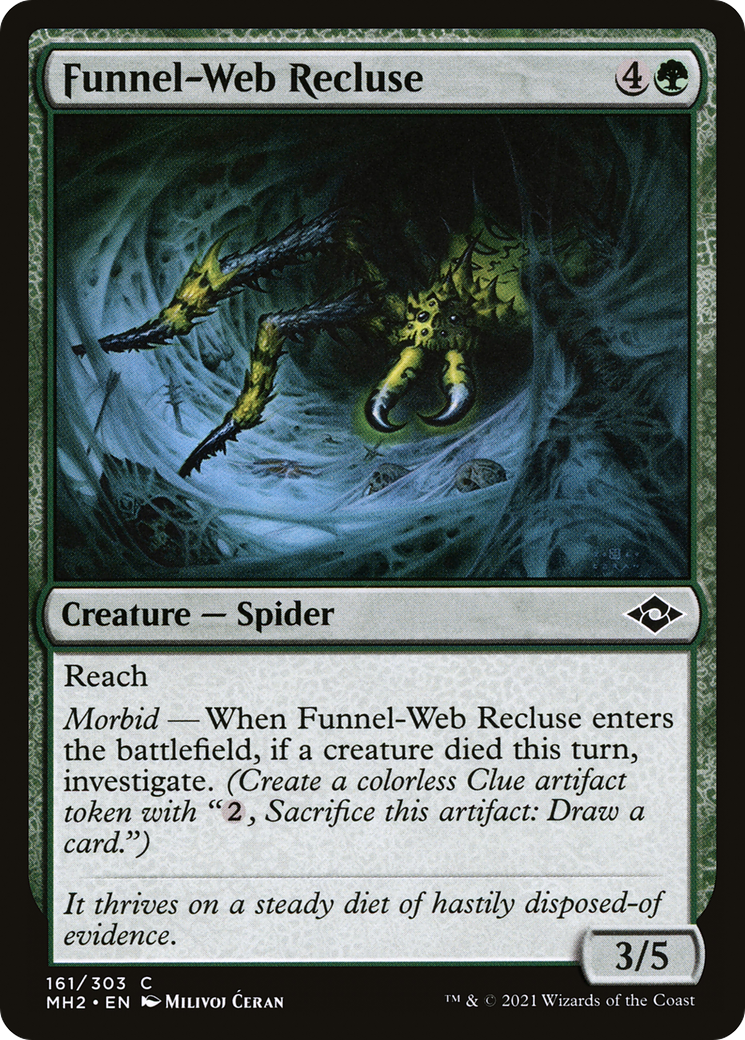 Funnel-Web Recluse (MH2-161) - Modern Horizons 2 Foil [Common]