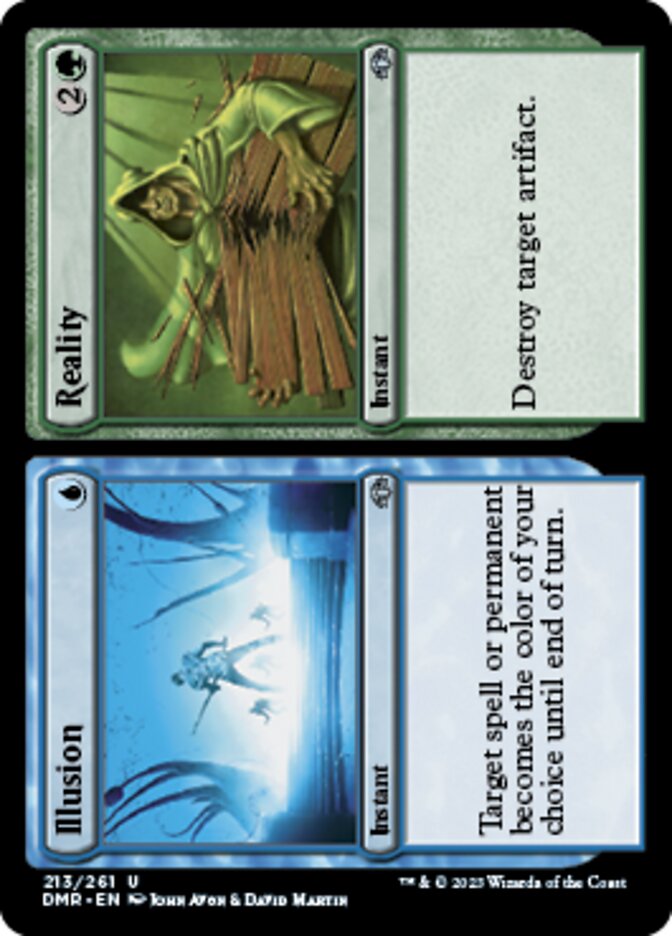 Illusion // Reality (DMR-213) - Dominaria Remastered [Uncommon]