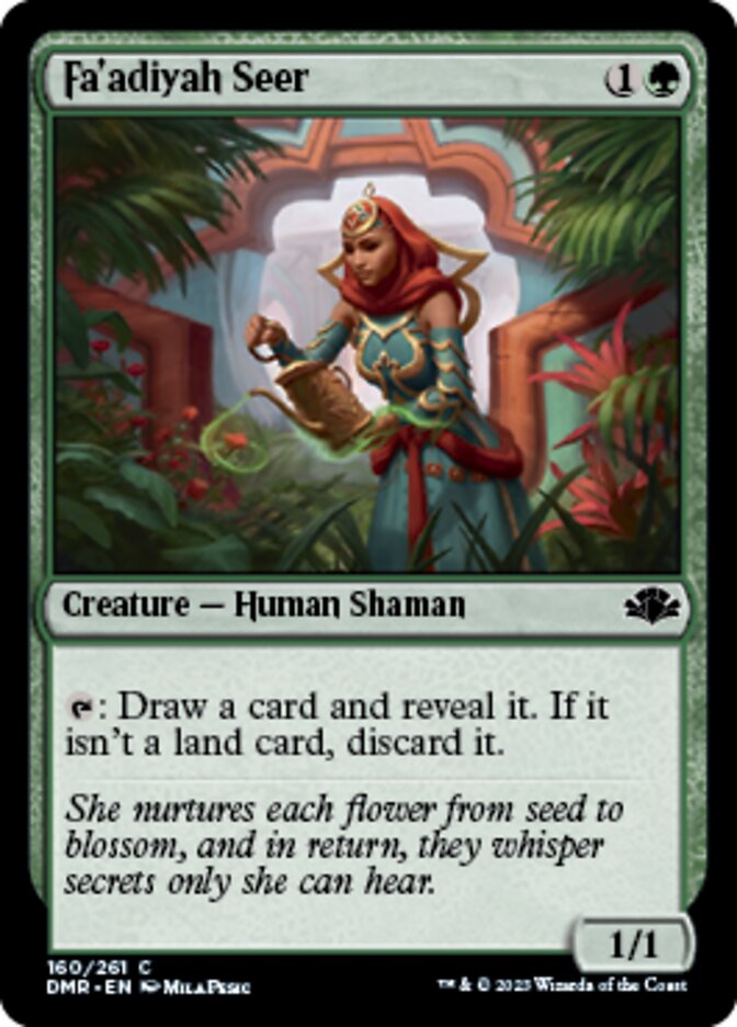 Fa'adiyah Seer (DMR-160) - Dominaria Remastered [Common]