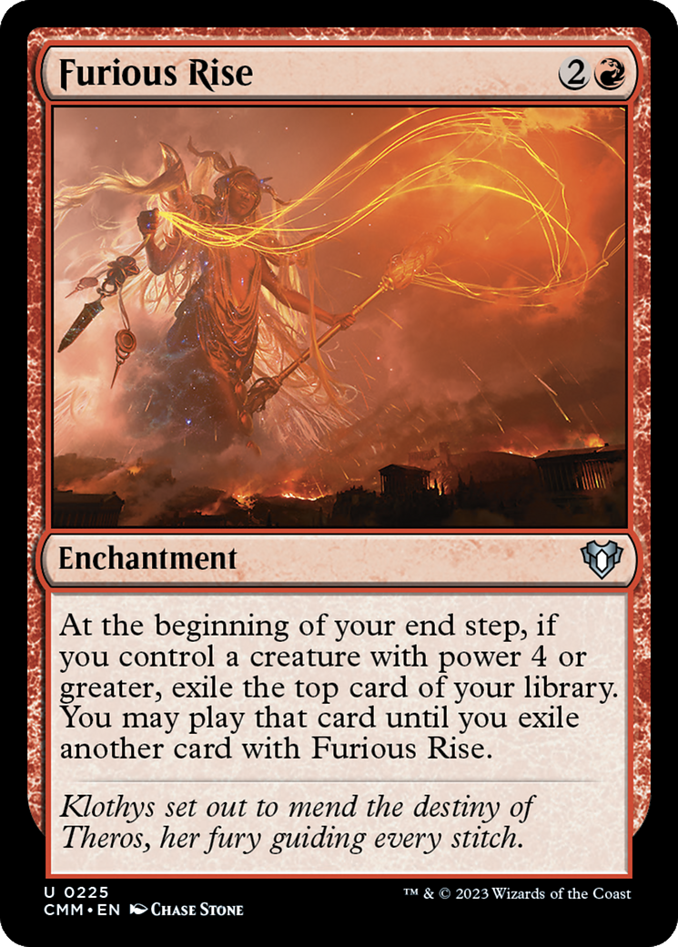 Furious Rise (CMM-225) - Commander Masters [Uncommon]