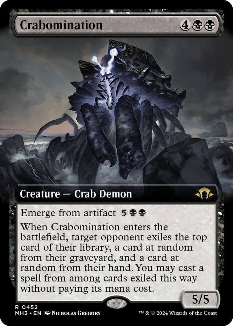 Crabomination (MH3-452) - Modern Horizons 3: (Extended Art) Foil [Rare]