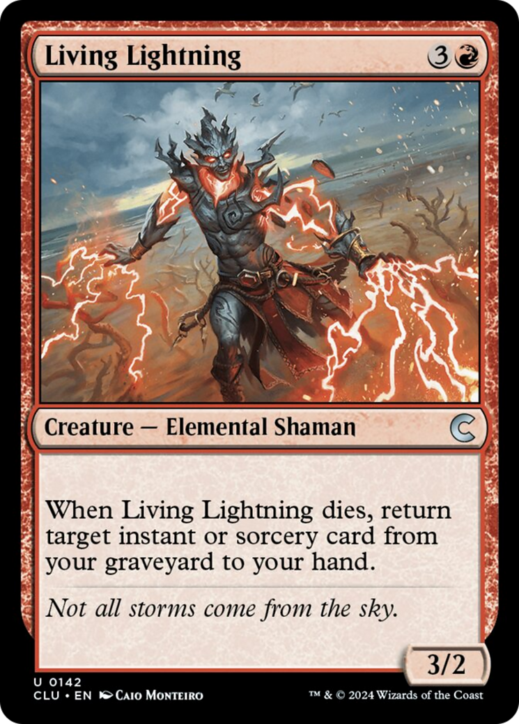 Living Lightning (CLU-142) - Ravnica: Clue Edition [Uncommon]