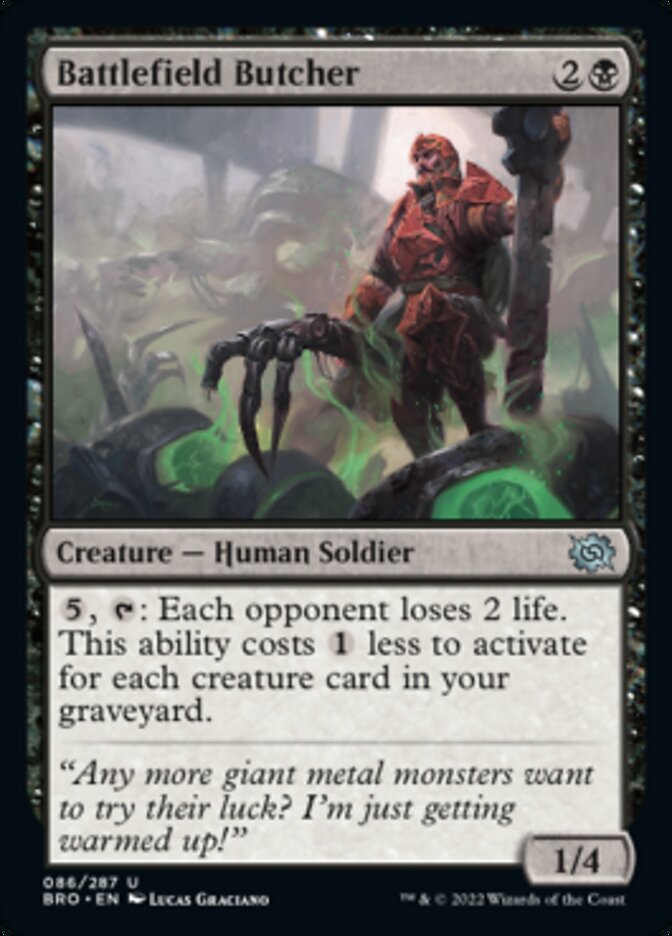 Battlefield Butcher (BRO-086) - The Brothers' War [Uncommon]