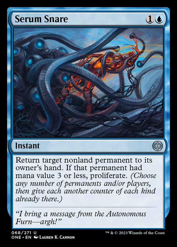 Serum Snare (ONE-068) - Phyrexia: All Will Be One [Uncommon]