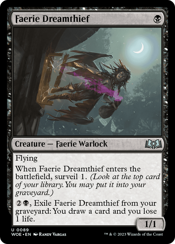 Faerie Dreamthief (WOE-089) - Wilds of Eldraine [Uncommon]
