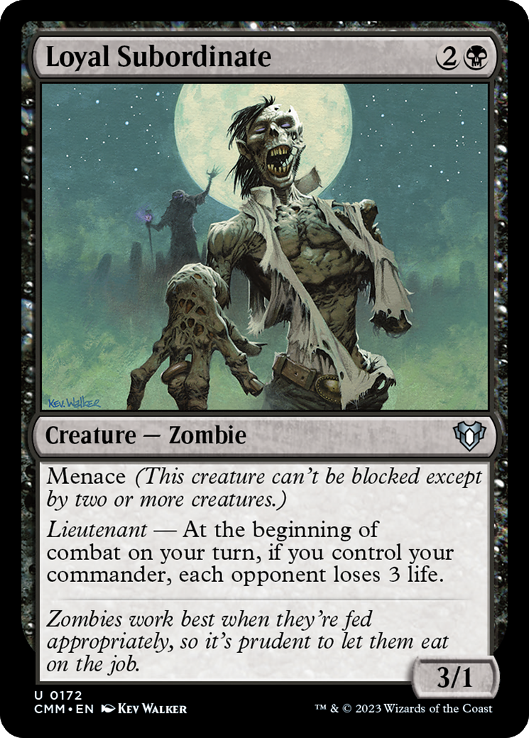 Loyal Subordinate (CMM-172) - Commander Masters [Uncommon]